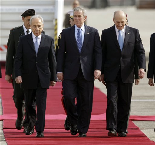 Bush in Israel on Peace Mission