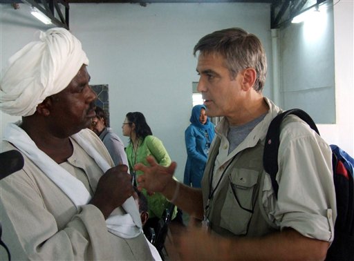 New Peace Envoy Clooney Pleads for Darfur