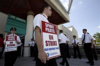 Spirit Airlines Pilot Strike Strands Thousands