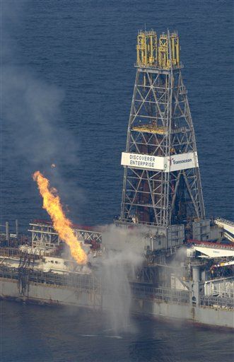 Lightning Strike Halts BP's Oil Capture