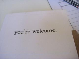 When Did We Stop Saying 'You're Welcome'?