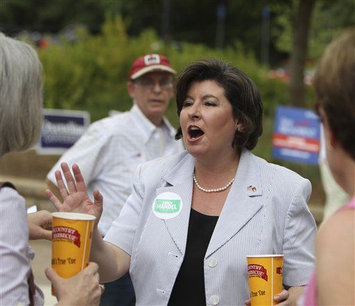 Palin-Backed Georgia Guv Candidate Leads Primary