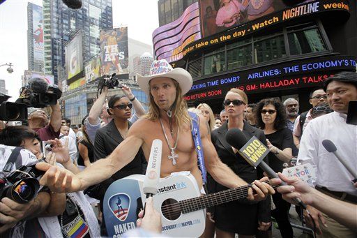 Naked Cowboy Sues Naked Cowgirl