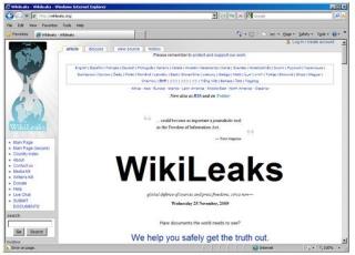 College Students Probed in Wikileaks Investigation