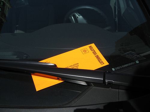 Dead Man in Driver's Seat Gets Parking Ticket