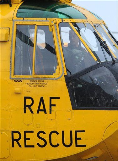 Prince William Pilots Helicopter in First Rescue Mission
