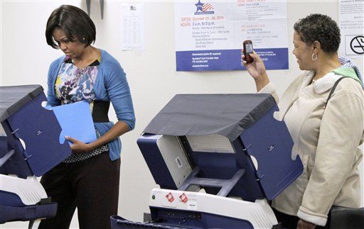 Did Chatty Michelle Break Voting Laws?