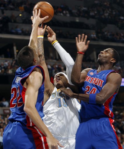 Red-Hot Pistons Outlast Nuggets