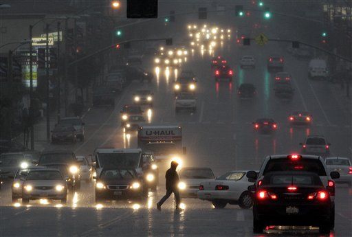 Fifth Day of Rain Drenches California
