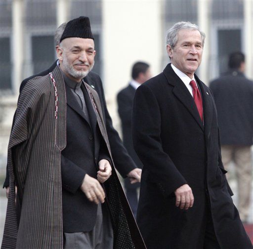 Karzai Waxed Poetic About 'Golden Age' of Bush