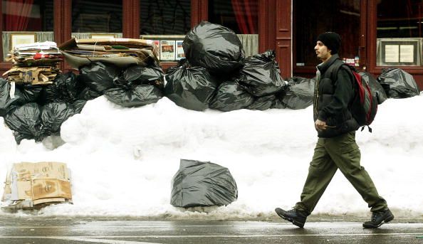 Upside to NYC's Piles of Trash: Mound Saves Suicidal Man