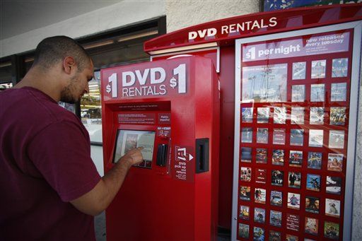 Movie Rental Kiosks Beat Out Stores Last Year