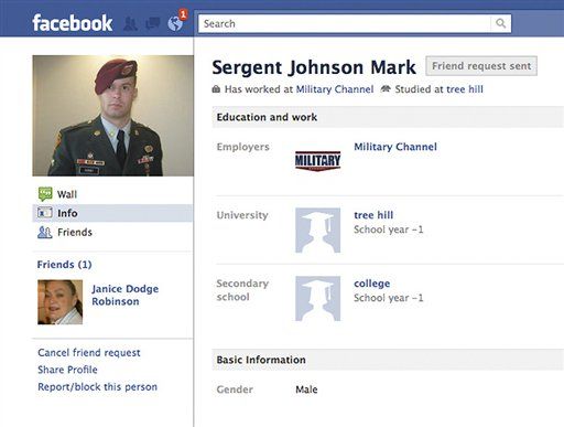 Fake Soldiers Scam Facebook Users