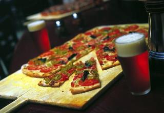 What Do You Get When You Mix Pizza and Beer?