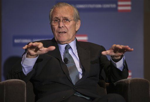 Donald Rumsfeld Criticizes President Obama for Unclear Goals on Libya Mission