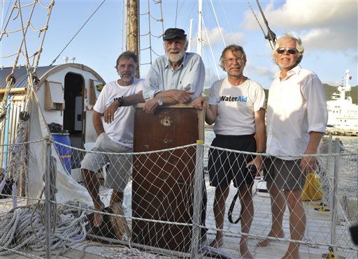 85-Year-Old Sails Atlantic ... on a Raft