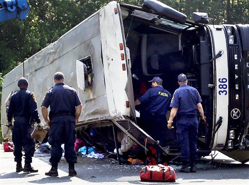 4 Killed in Tour Bus Crash; Driver Charged After Fatigue Cited as Possible Cause