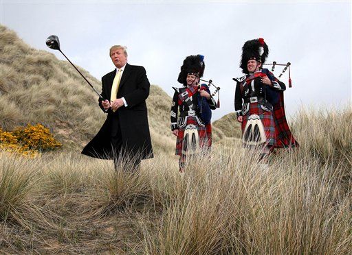 Trump Fences Scot's House, Bills Him for It