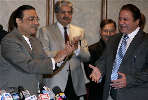 Pakistani Parties Spurn Musharraf, Forge Coalition