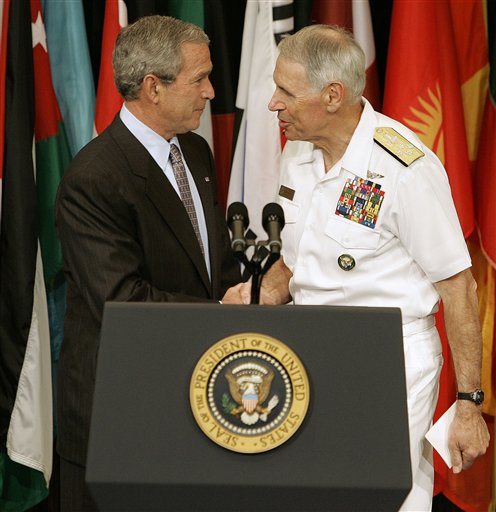 US Admiral in Charge of Mideast Quits