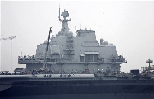 Sea Trials Begin for China's First Aircraft Carrier