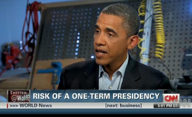 Wolf Blitzer Interviews President Obama on Election 2012, Economy