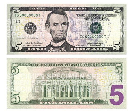 New $5 Bill Debuts Today