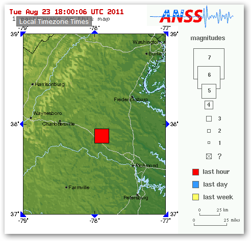 5.8-Magnitude Quake Hits Virginia