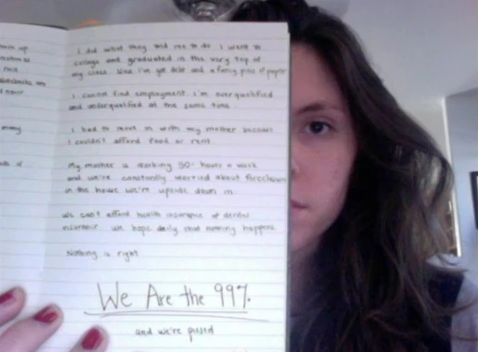 Tumblr Blog 'We Are the 99 Percent' Boosts 'Occupy Wall Street' Protests