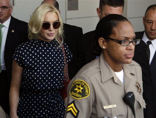 Lindsay Lohan Released After Less Than Five Hours in Jail