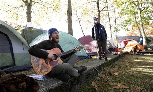 Occupy Movement Pitches Camp on College Campuses