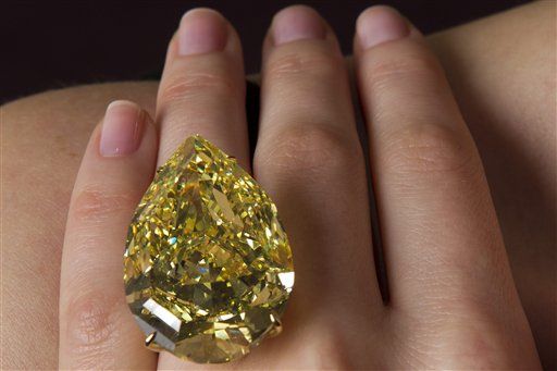 Sun-Drop Diamond Fetches $12.3M