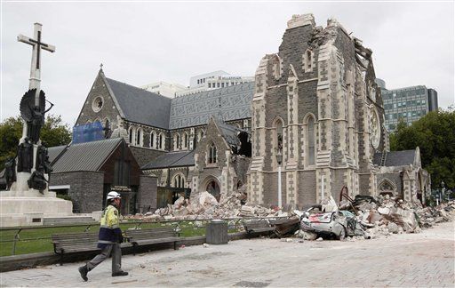 Strong Quakes Rock Christchurch