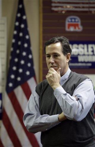 Rick Santorum Says He Will Drop From the Race If He Finishes Last in Iowa