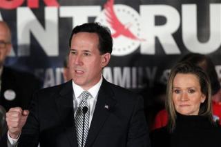 Rick Santorum Falls Hard