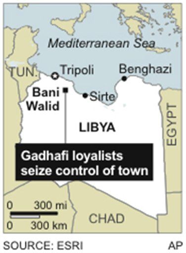 Gadhafi Loyalists Take Town Near Tripoli