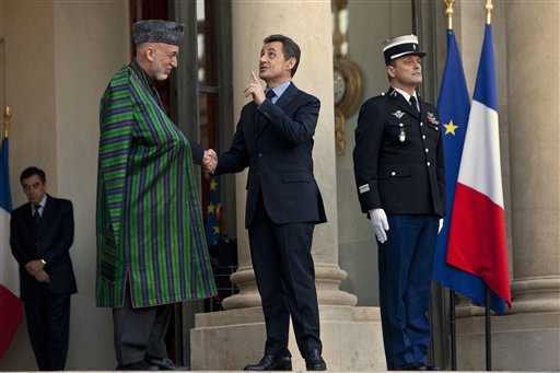 Sarkozy Wants Out of Afghanistan Next Year