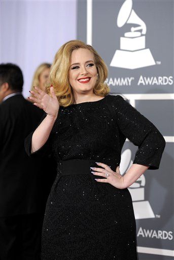 Adele Wins First Grammy of the Night