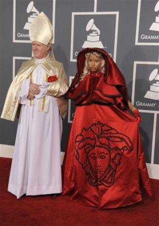 Nicki Minaj's Grammys Date: the Pope