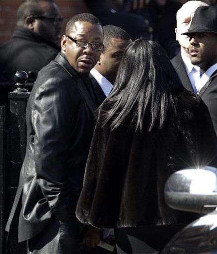 Bobby Brown Walks Out on Houston's Funeral
