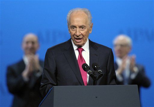 Israel's Peres: Iran 'Will Be Stopped'