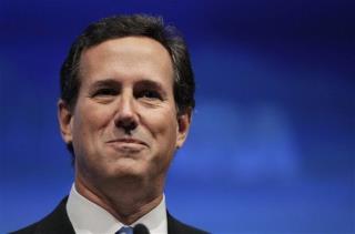 Santorum Almost Endorses Romney