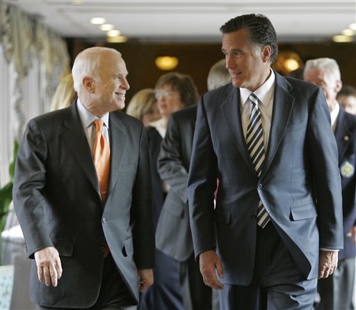 Romney, McCain Join Forces