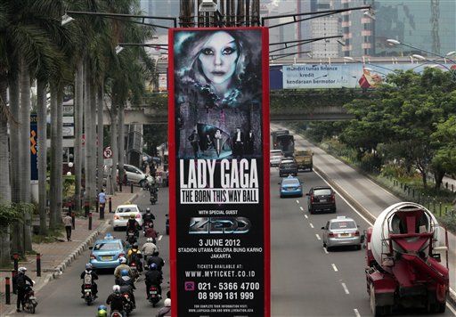 Indonesian Cops Nix Lady Gaga Concert