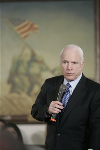 McCain Clutches at Shrinking Spotlight