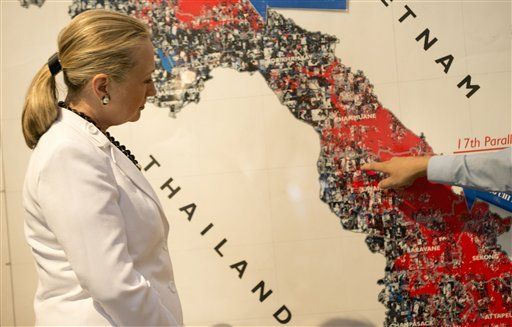 Clinton Makes Historic Visit to Laos