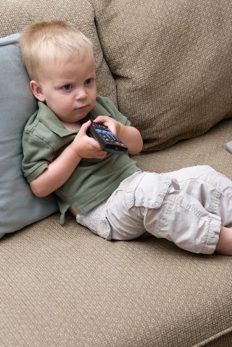 For Toddlers, More TV Means Wider Waist
