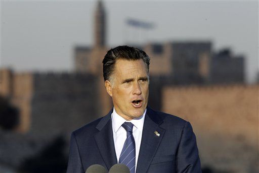 Palestinians Rip Romney's 'Racist' Praise for Israel