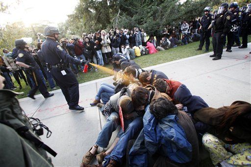 Pepper-Spraying Cop Leaves UC Davis