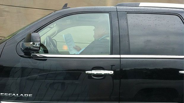 Toronto Mayor Caught Reading While Driving